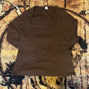 Old Navy  Brown Long Sleeve Women's Top